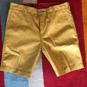 Mustard Levi 508 shorts w32